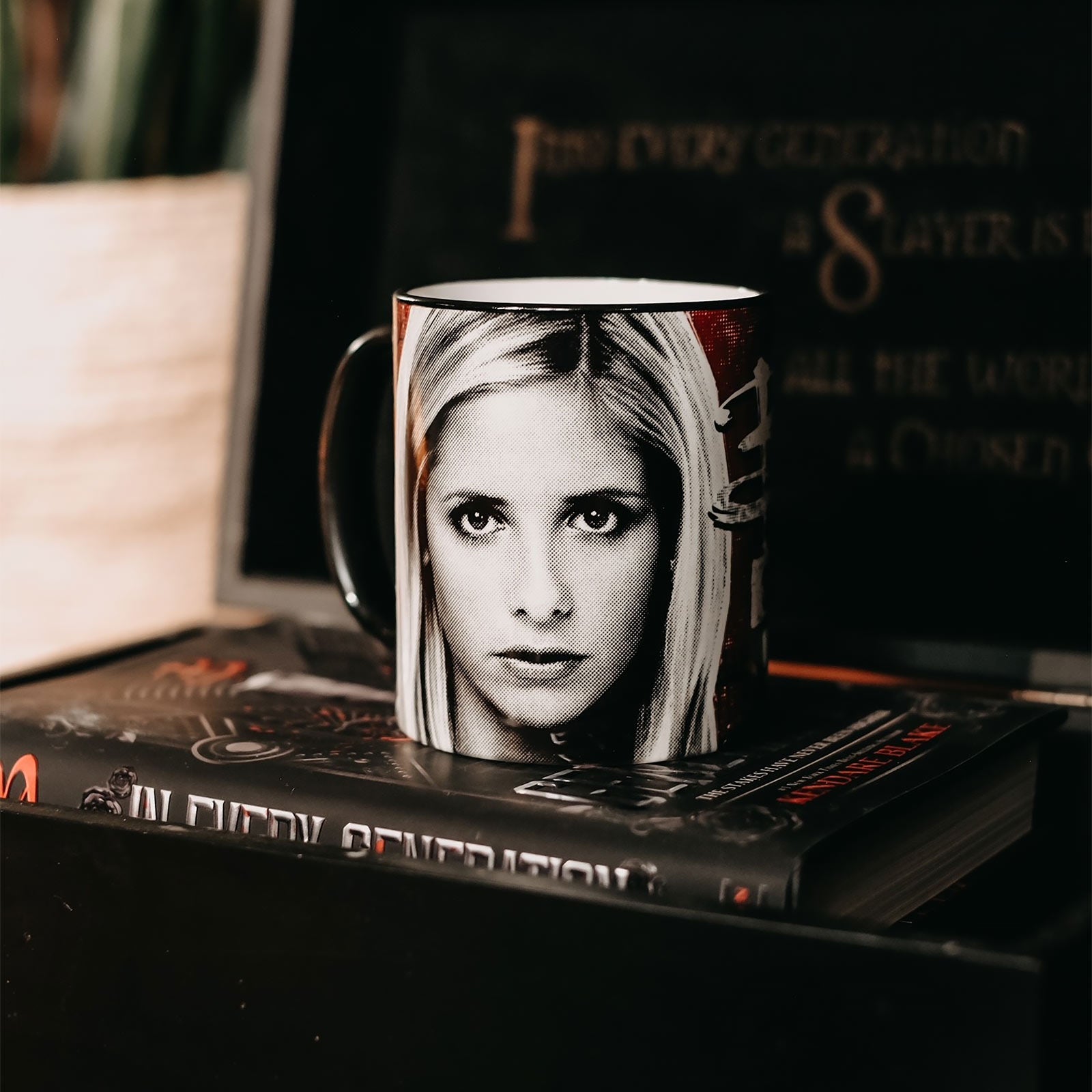 Imagen del producto Taza de Cazadora de Vampiros para fans de Buffy