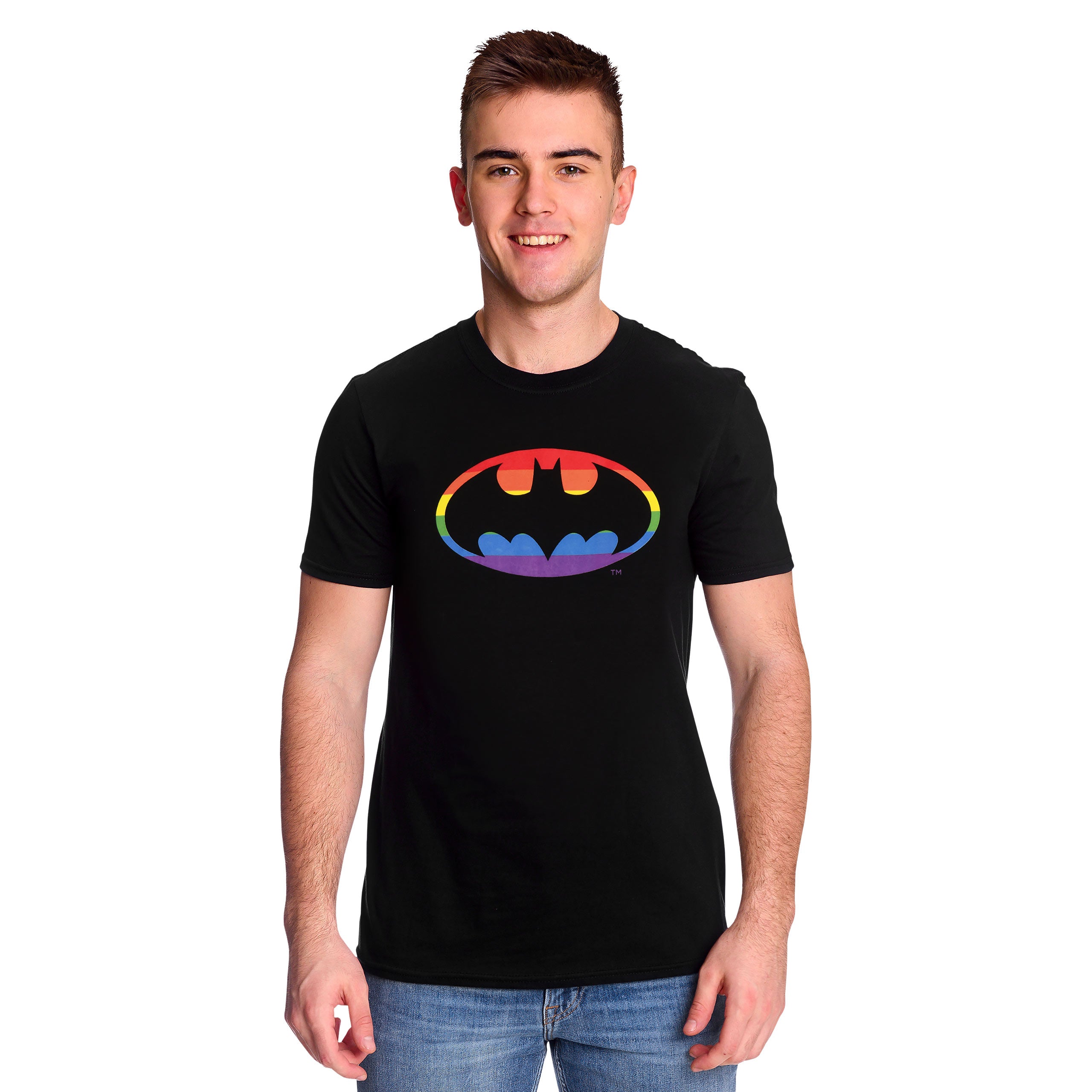 Imagen del producto Batman - Camiseta con logo de orgullo negra
