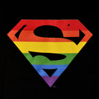 Imagen del producto Superman - Camiseta negra con logo de orgullo