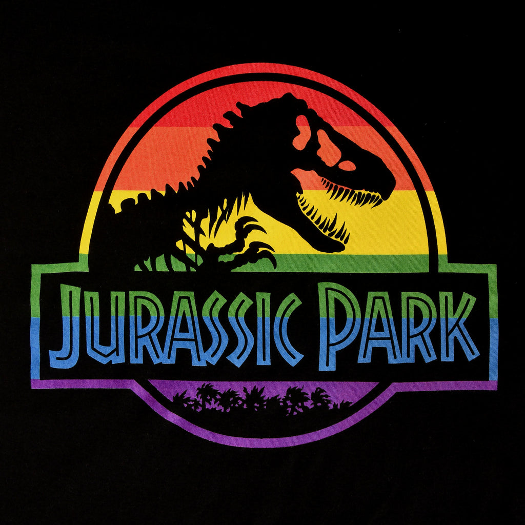 Imagen del producto Jurassic Park - Camiseta con logo Pride negra