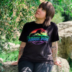 Imagen del producto Jurassic Park - Camiseta con logo Pride negra