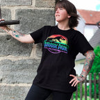 Imagen del producto Jurassic Park - Camiseta con logo Pride negra