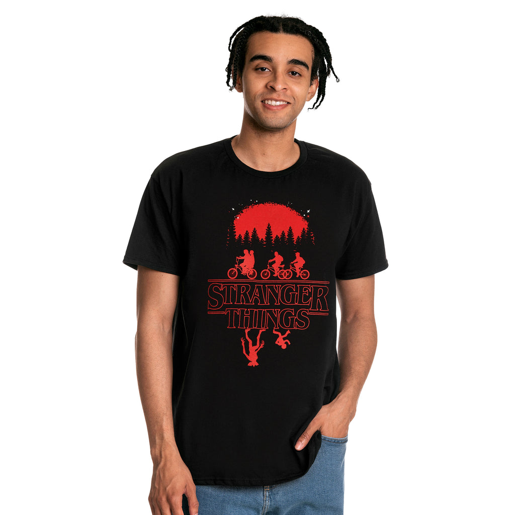 Imagen del producto Stranger Things - Camiseta Silueta negra