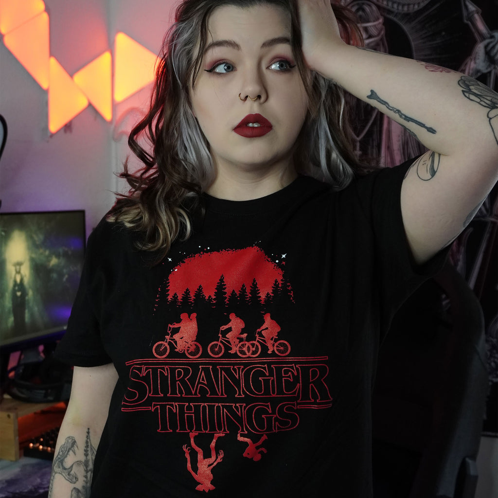 Imagen del producto Stranger Things - Camiseta Silueta negra