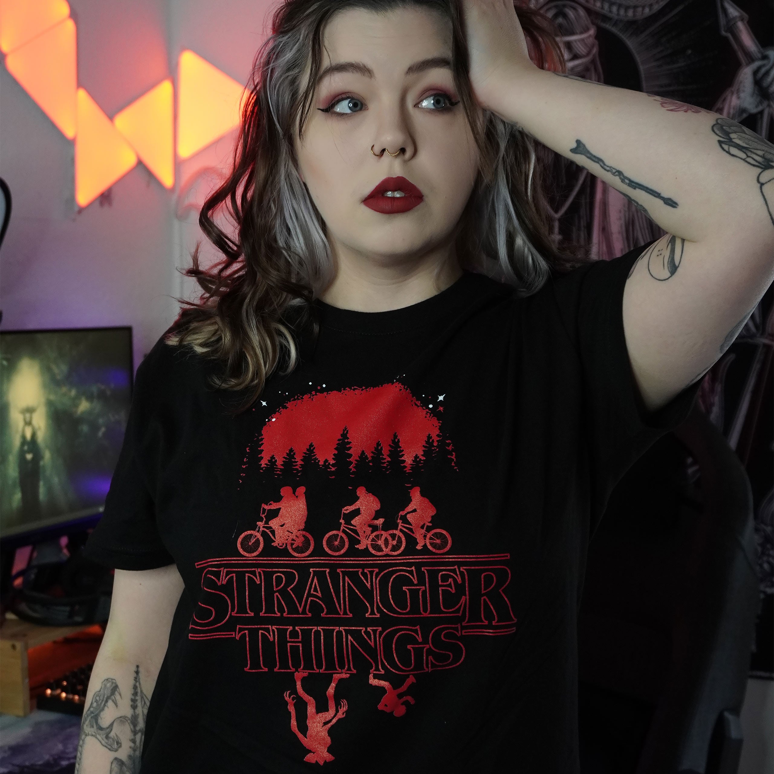 Imagen del producto Stranger Things - Camiseta Silueta negra