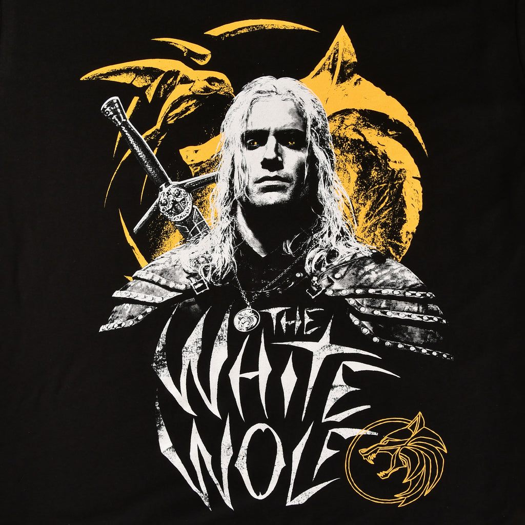 Imagen del producto Witcher - Geralt Lobo Blanco Camiseta negra
