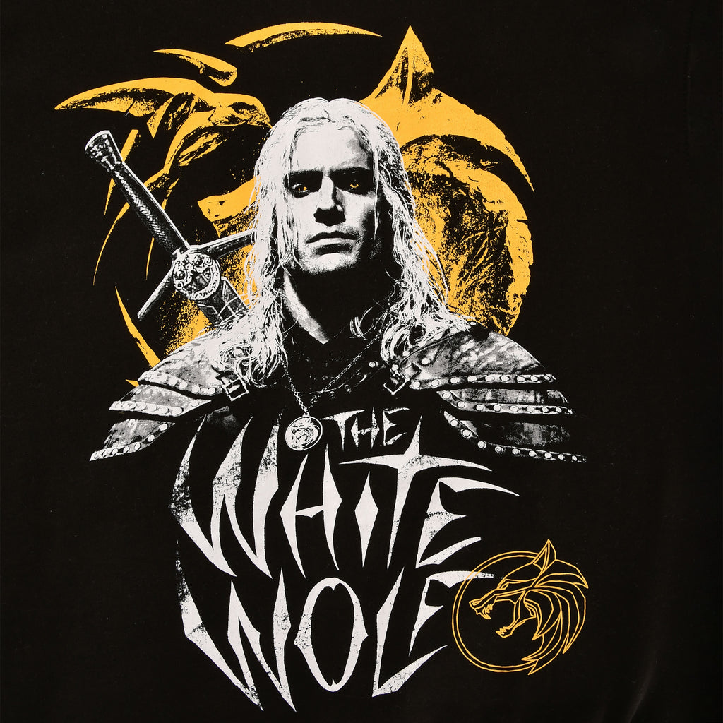 Imagen del producto Witcher - Geralt Lobo Blanco Chaqueta con capucha negra