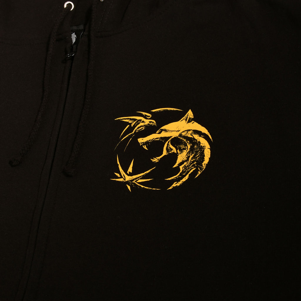 Imagen del producto Witcher - Geralt Lobo Blanco Chaqueta con capucha negra