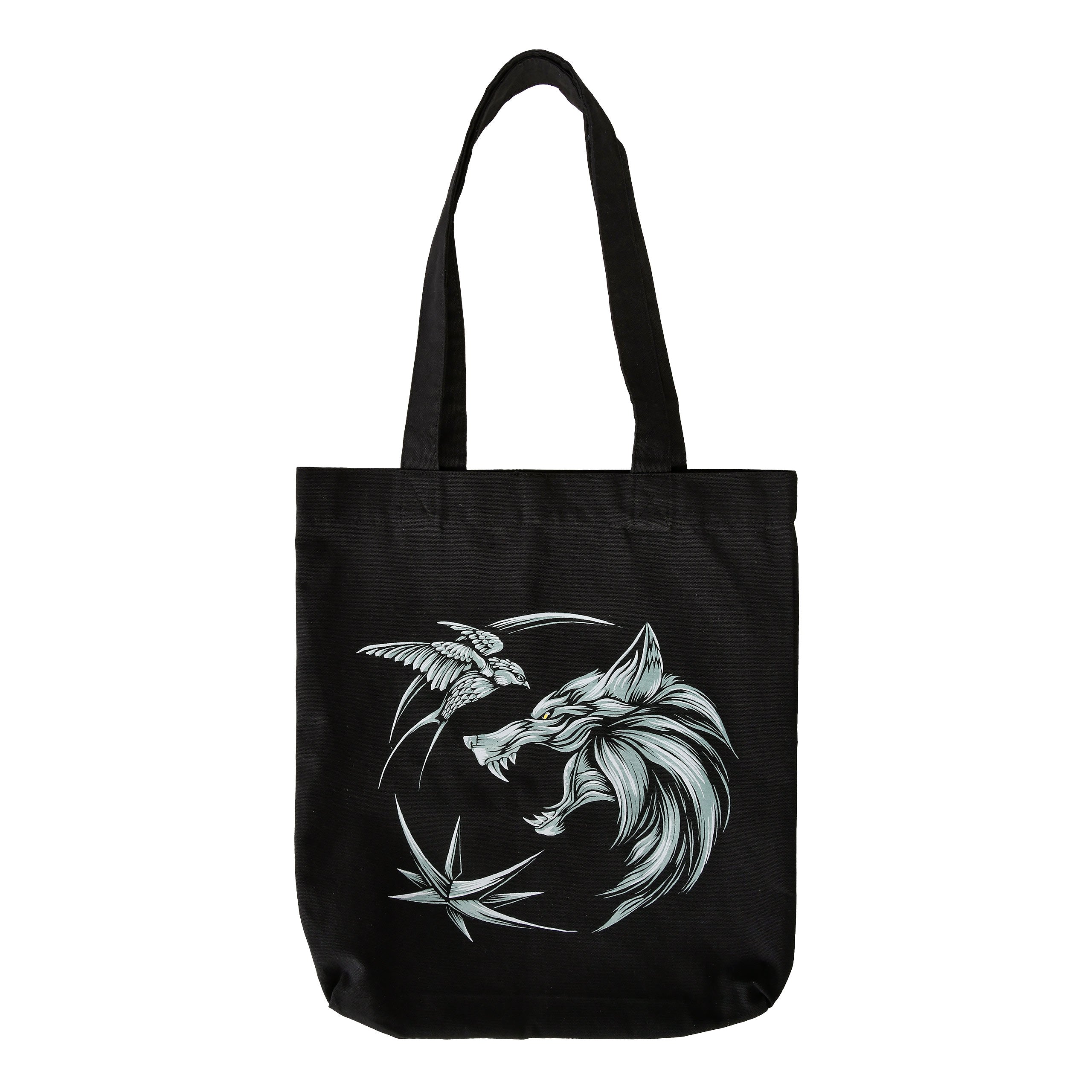 Product image Witcher - Wolf Medallion Jute Bag Black