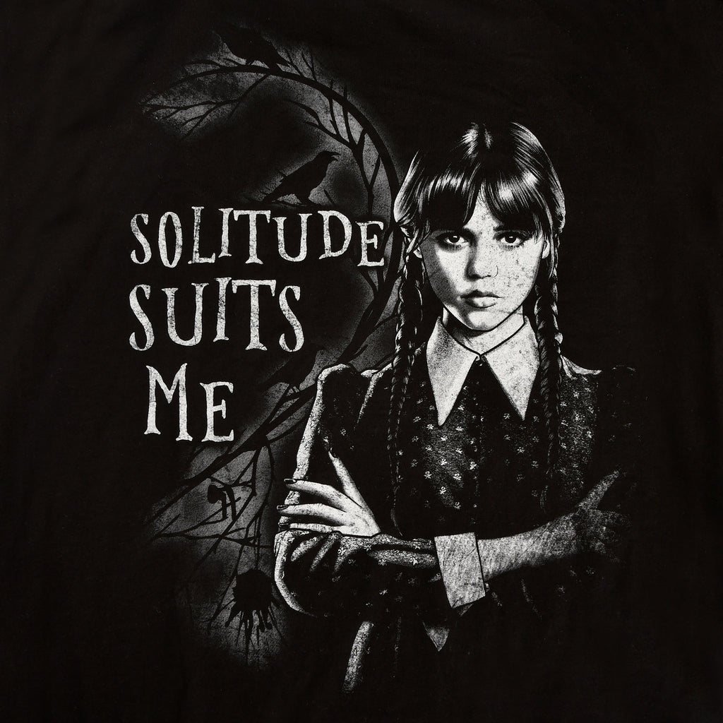 Imagen del producto Miércoles - Solitude Suits Me Cárdigan con capucha