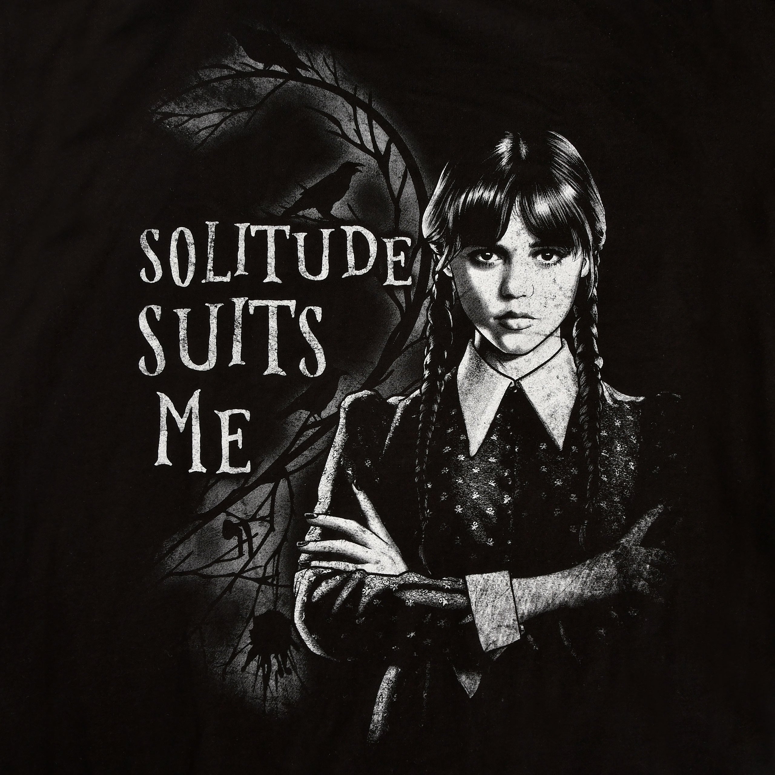 Imagen del producto Miércoles - Solitude Suits Me Cárdigan con capucha