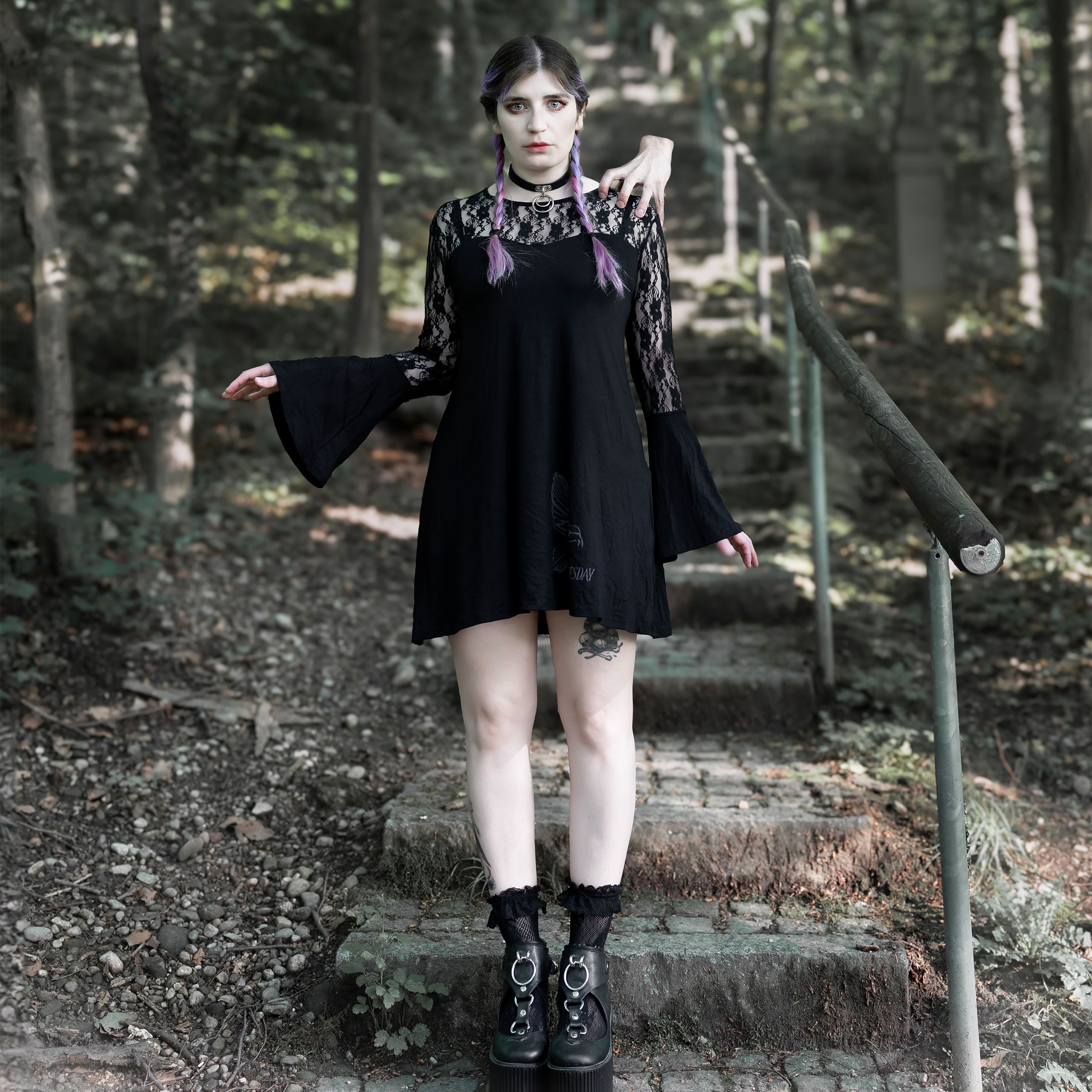 Imagen del producto Miércoles - Vestido mini Darkness