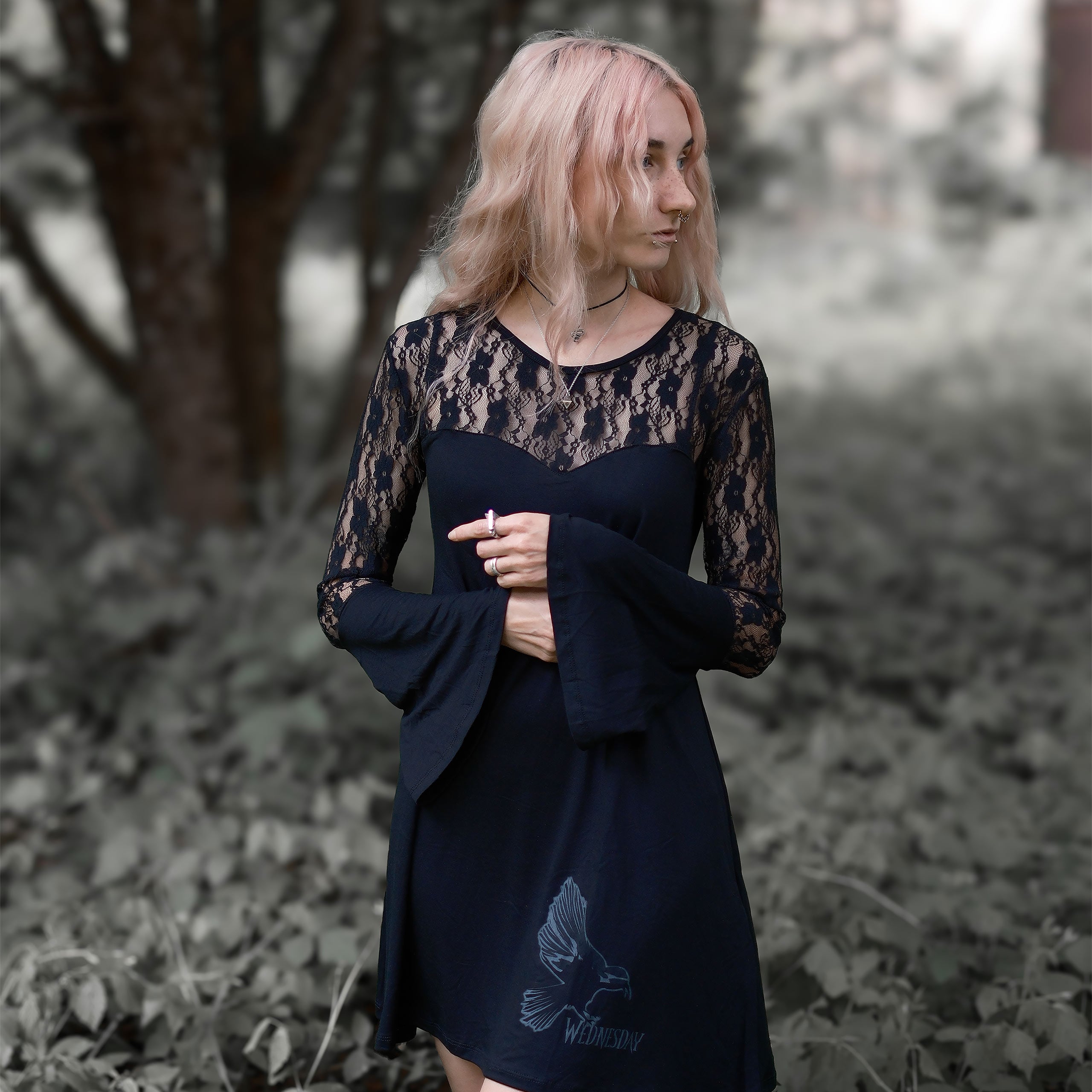 Imagen del producto Miércoles - Vestido mini Darkness