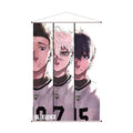 Imagen del producto Blue Lock - Pergamino de pared del equipo blanco