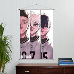 Imagen del producto Blue Lock - Pergamino de pared del equipo blanco