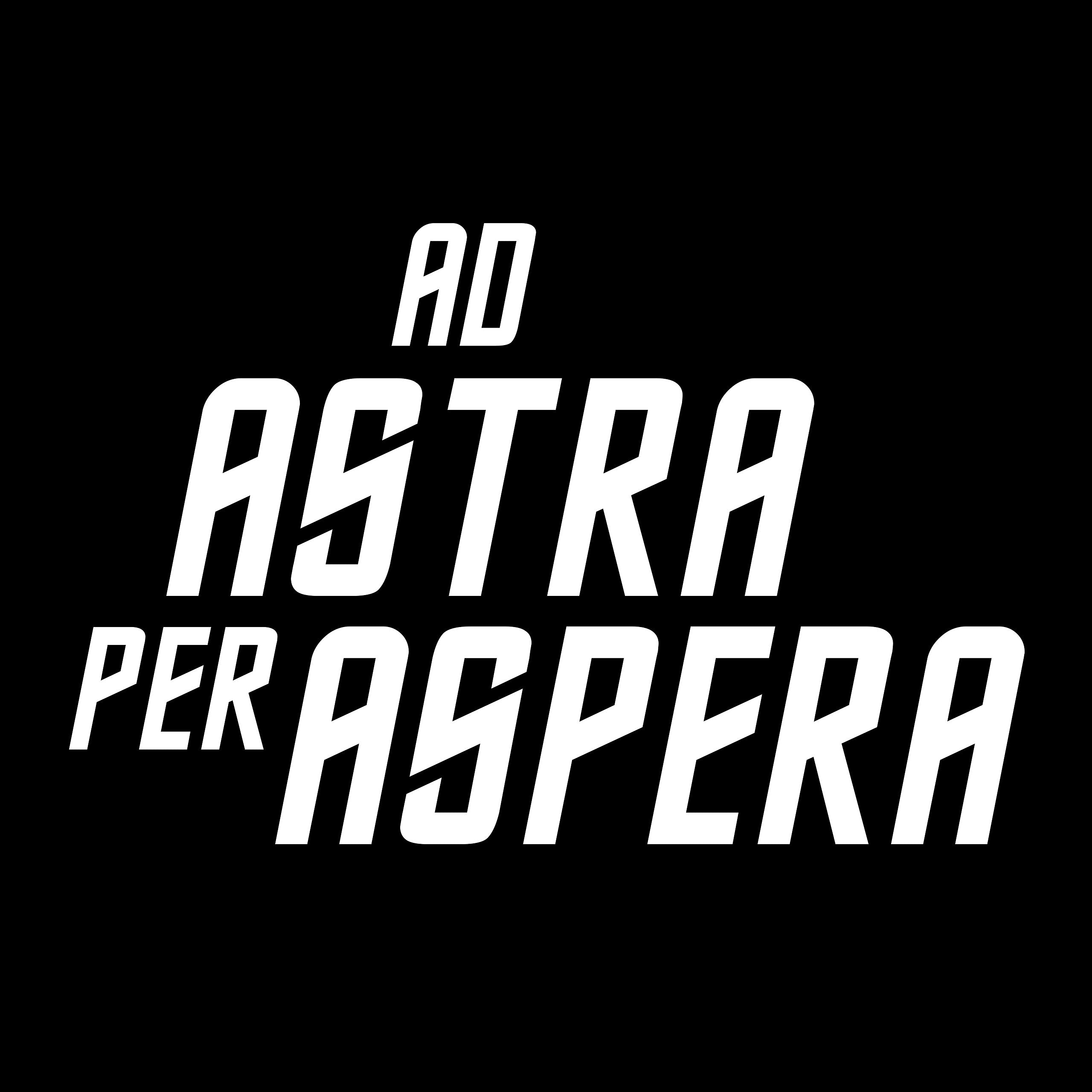 Imagen del producto Camiseta Ad Astra Per Aspera para fans de Star Trek negra
