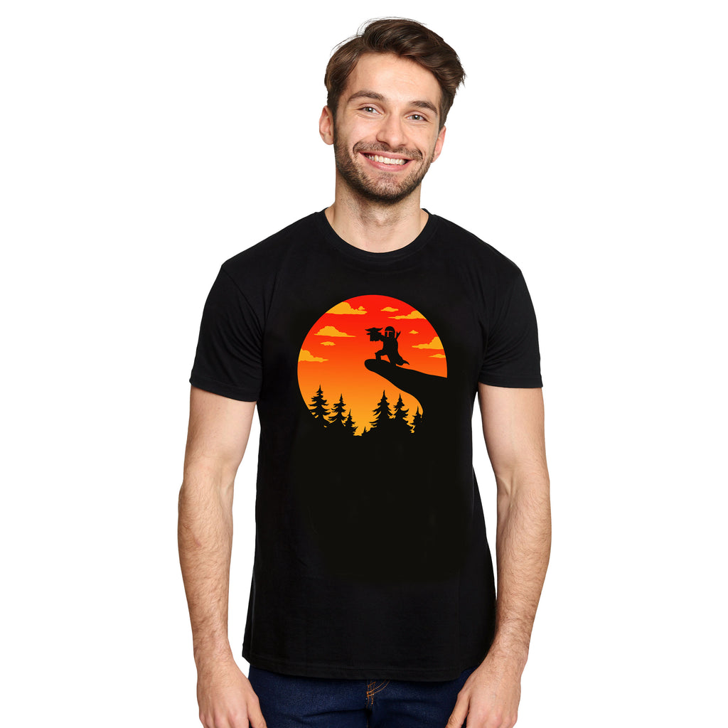 Imagen del producto Camiseta Circle of Life para fans de Mandalorian negro