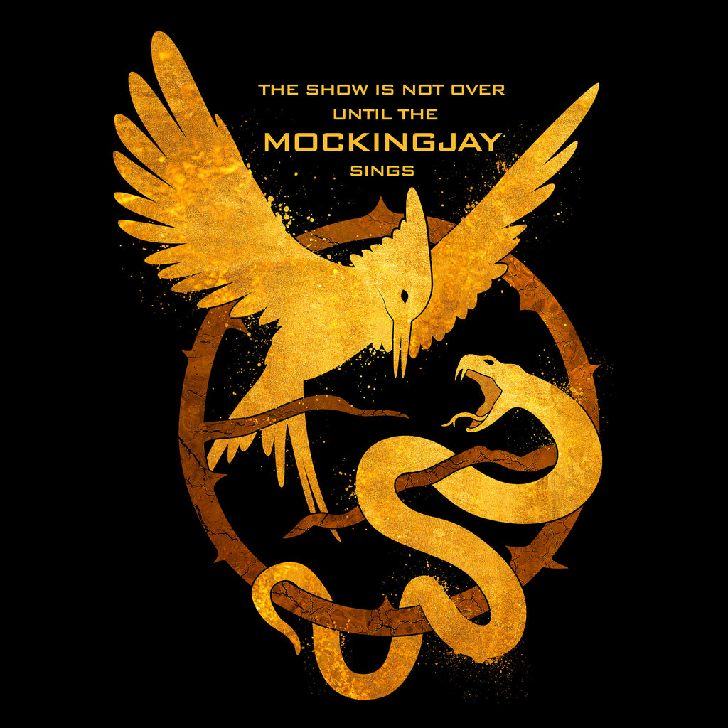 Imagen del producto Camiseta de Songbird y Snake para fans de Los juegos del hambre, negro