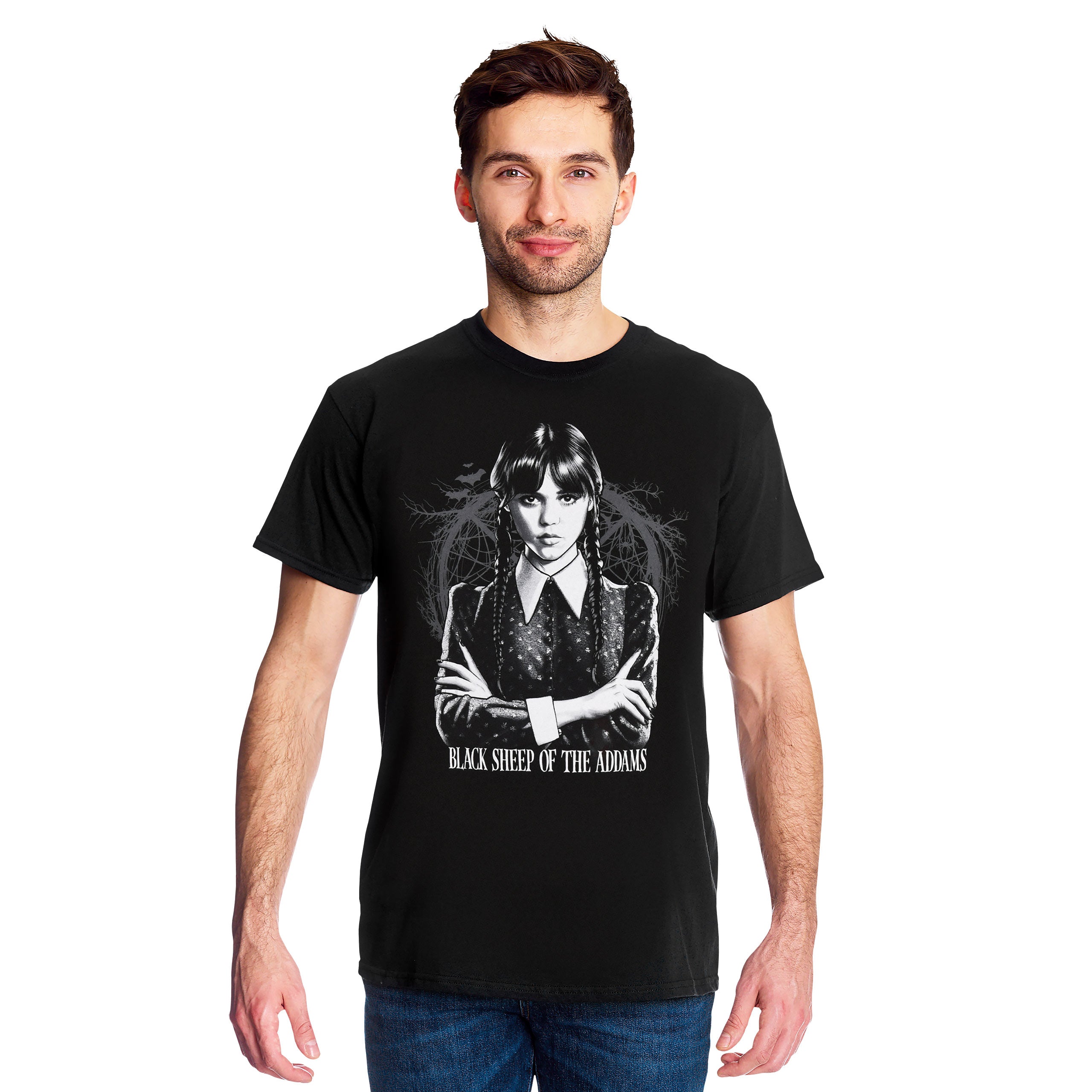 Imagen del producto Wednesday - Camiseta de oveja negra negra