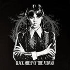 Imagen del producto Wednesday - Camiseta de oveja negra negra