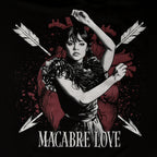 Imagen del producto Miércoles - Camiseta de Amor Macabro con mangas de mariposa