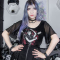 Imagen del producto Miércoles - Camiseta de Amor Macabro con mangas de mariposa