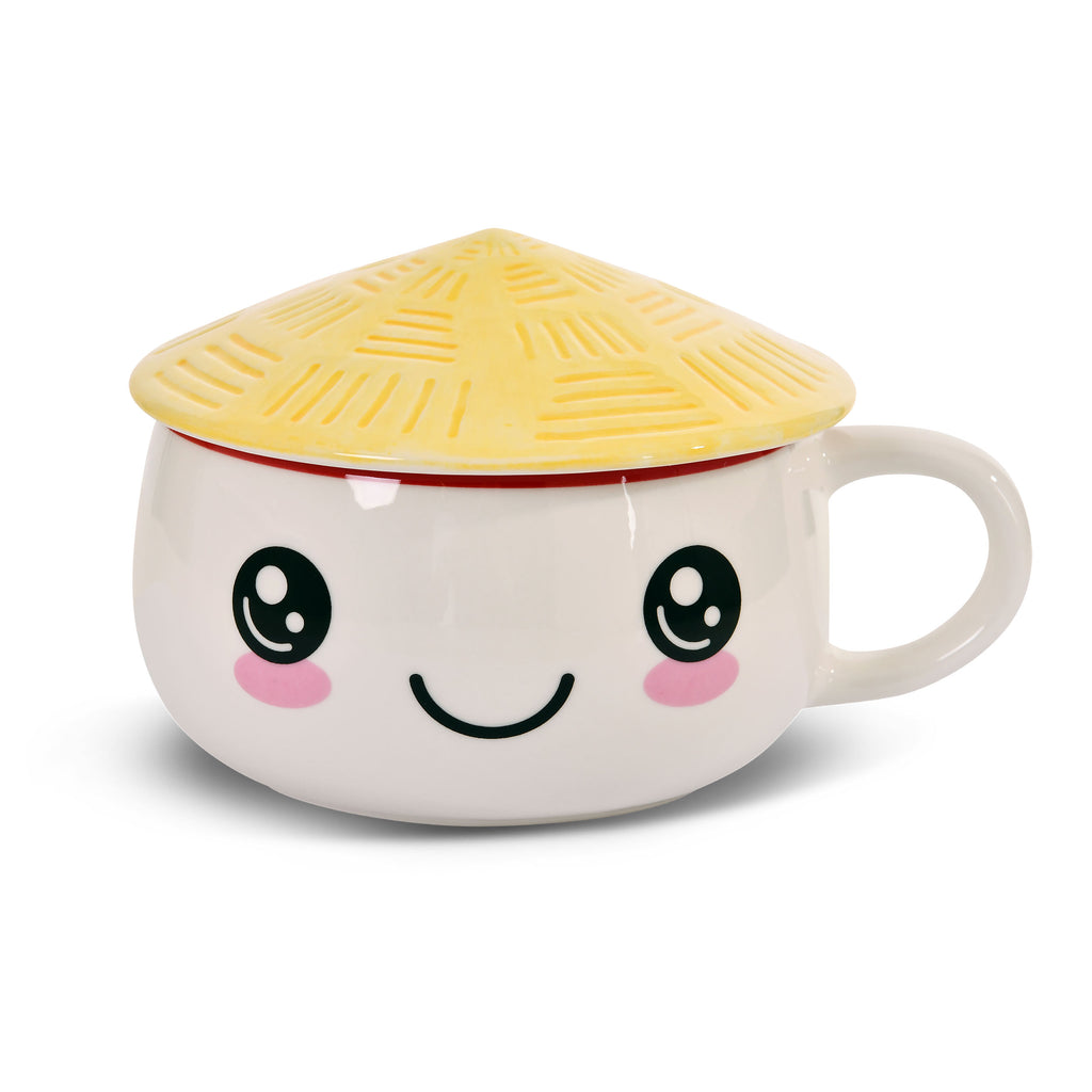 Imagen del producto Taza Kawaii con tapa para fans del Anime
