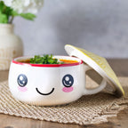 Imagen del producto Taza Kawaii con tapa para fans del Anime