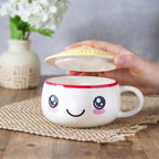 Imagen del producto Taza Kawaii con tapa para fans del Anime
