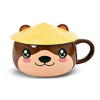 Imagen del producto Taza Kawaii de Nutria con tapa para fans del Anime