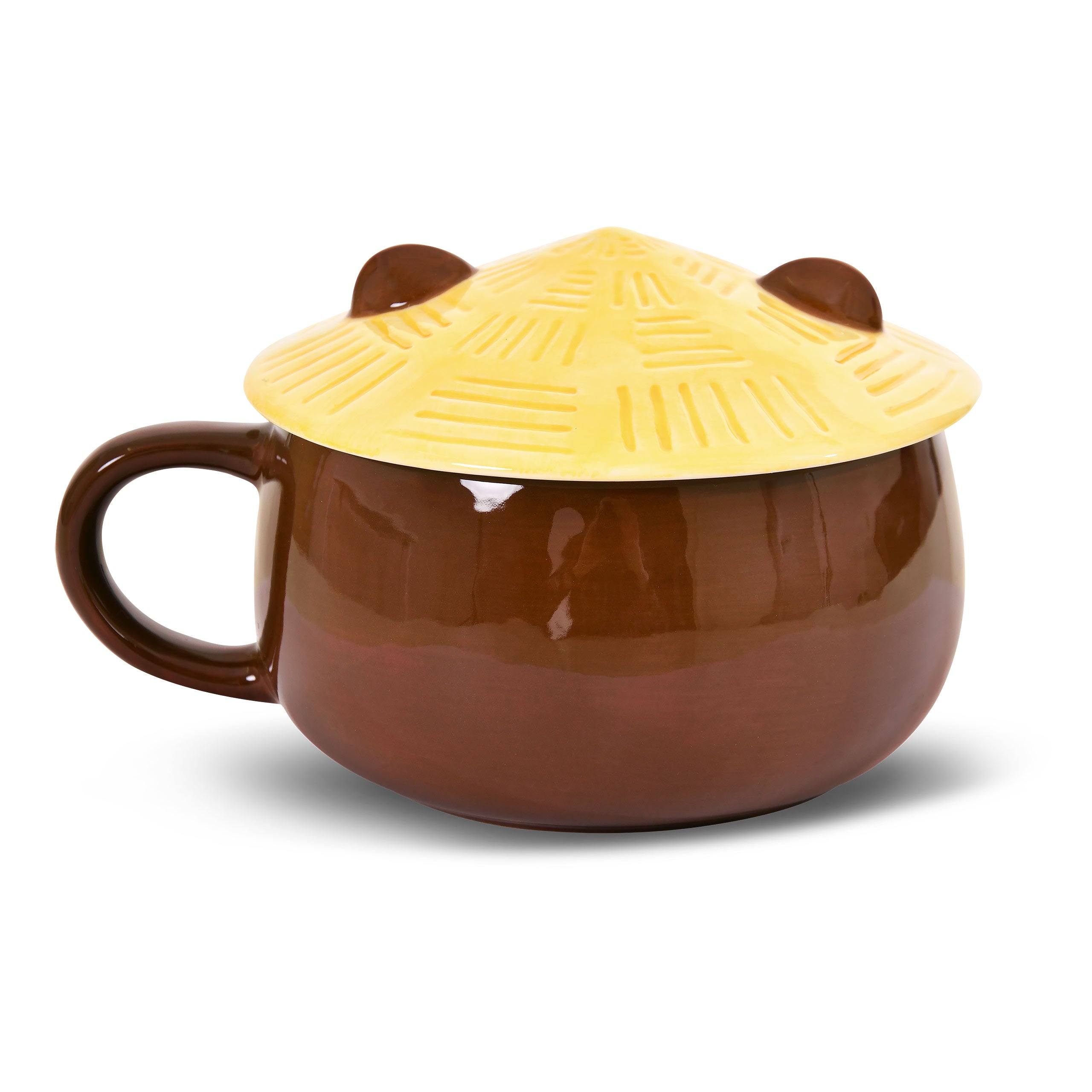 Imagen del producto Taza Kawaii de Nutria con tapa para fans del Anime