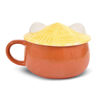 Imagen del producto Taza Kawaii de Panda Rojo con tapa para fans de Anime