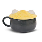 Imagen del producto Taza Kawaii de Mapache con tapa para fans del Anime