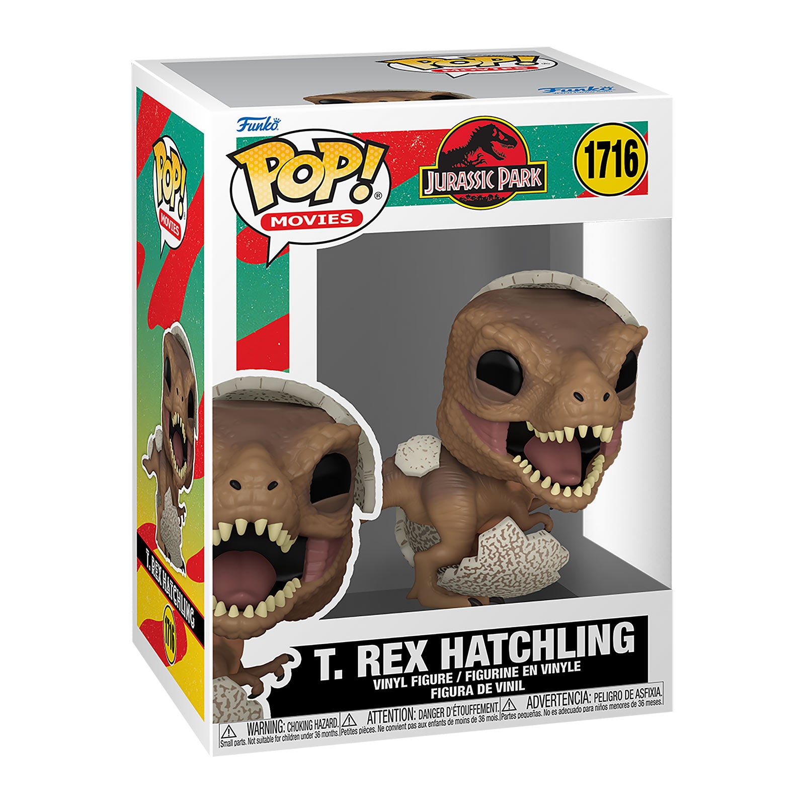 Imagen del producto Jurassic Park - Figura Funko Pop T-Rex Eclosionando