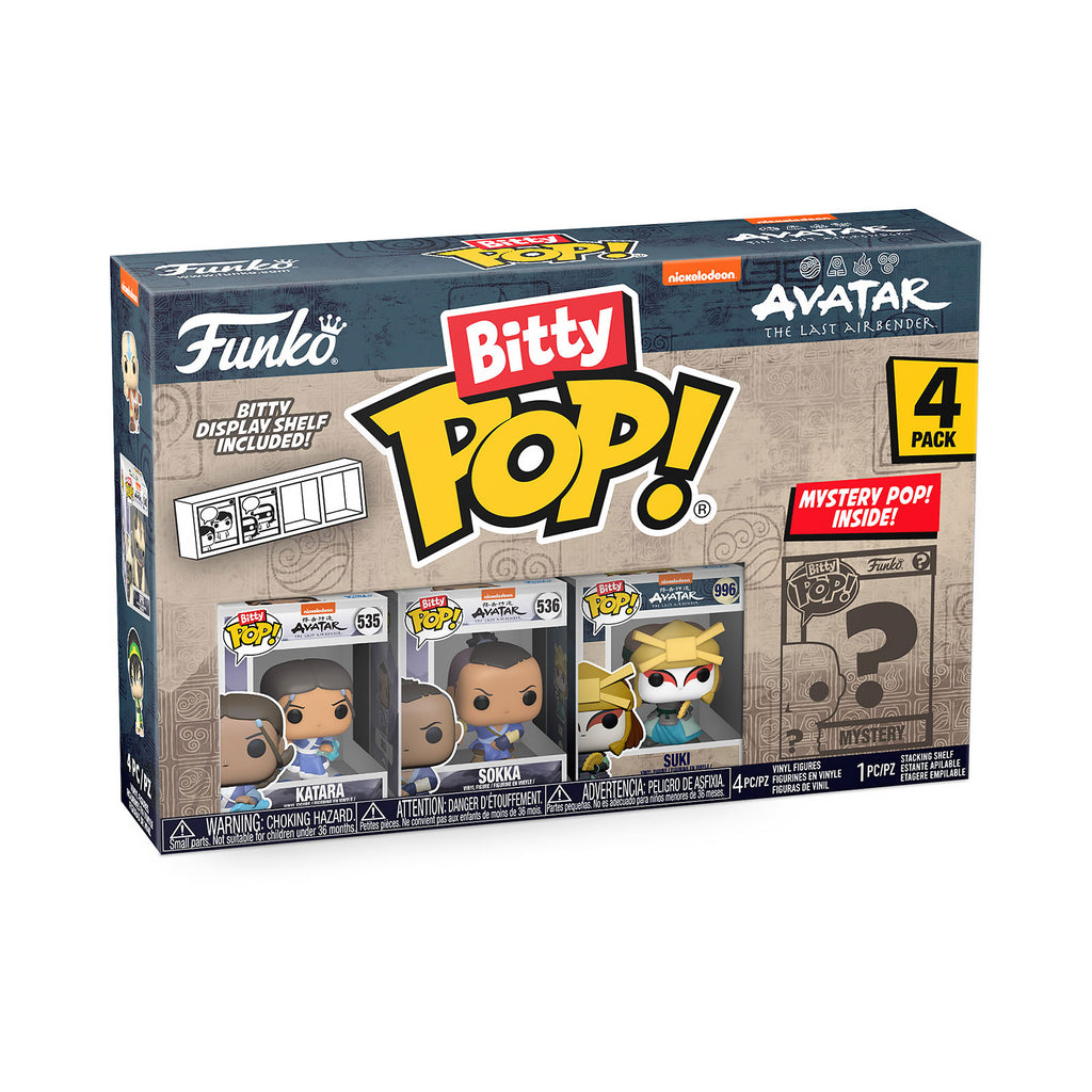 Imagen del producto Avatar The Last Airbender - Funko Bitty Pop Set de 4 Figuras Serie 4