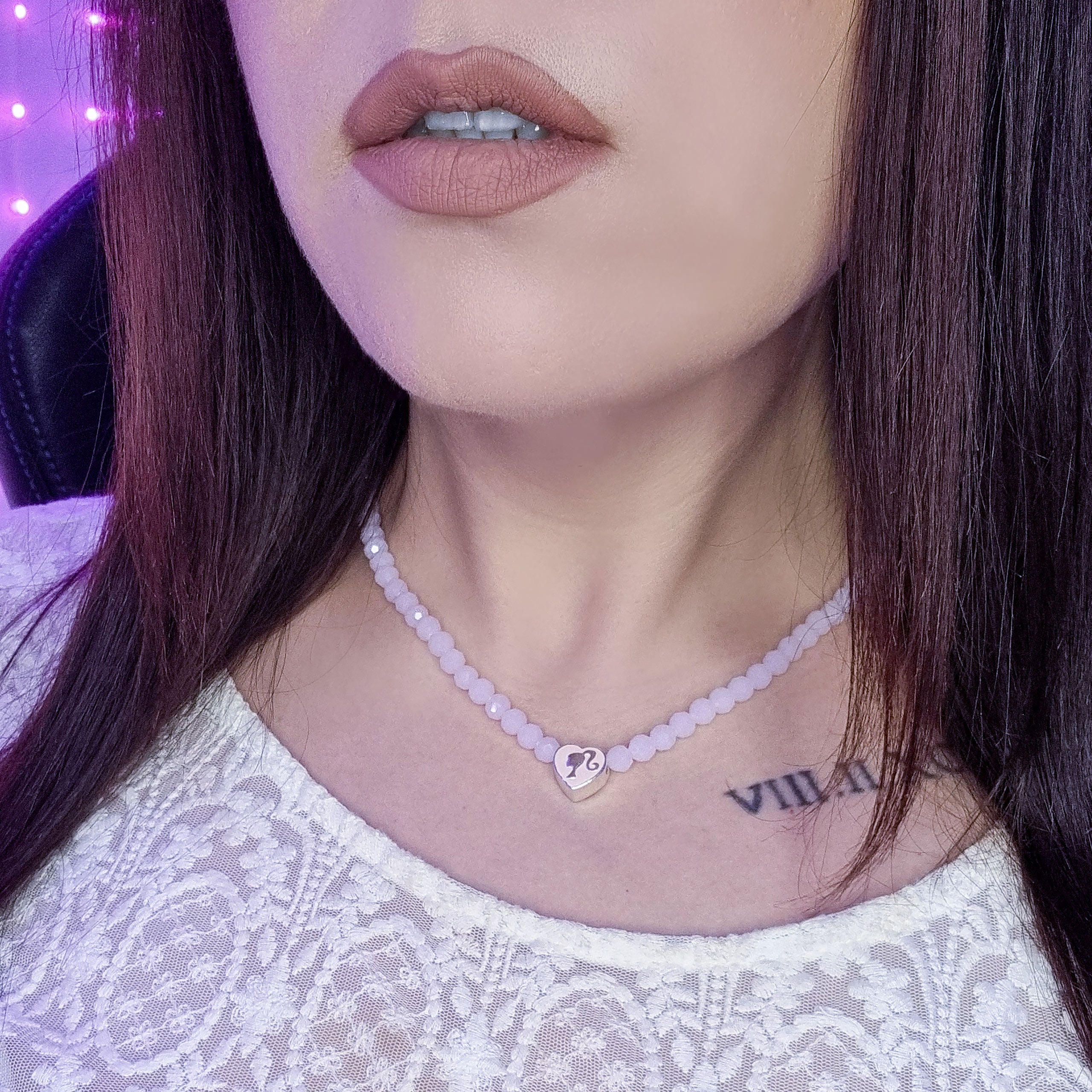 Imagen del producto Barbie - Collar de perlas con silueta