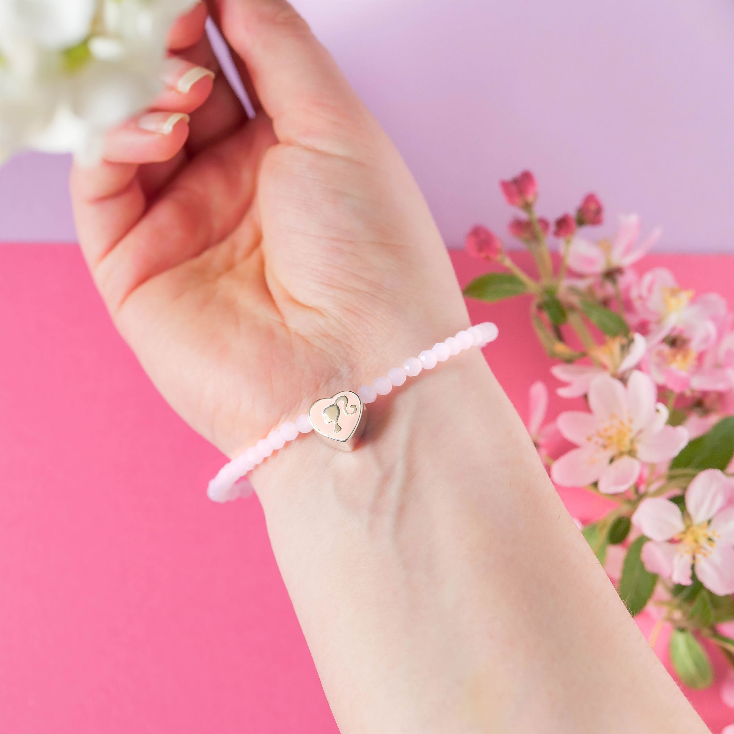 Imagen del producto Barbie - Pulsera de perlas con silueta