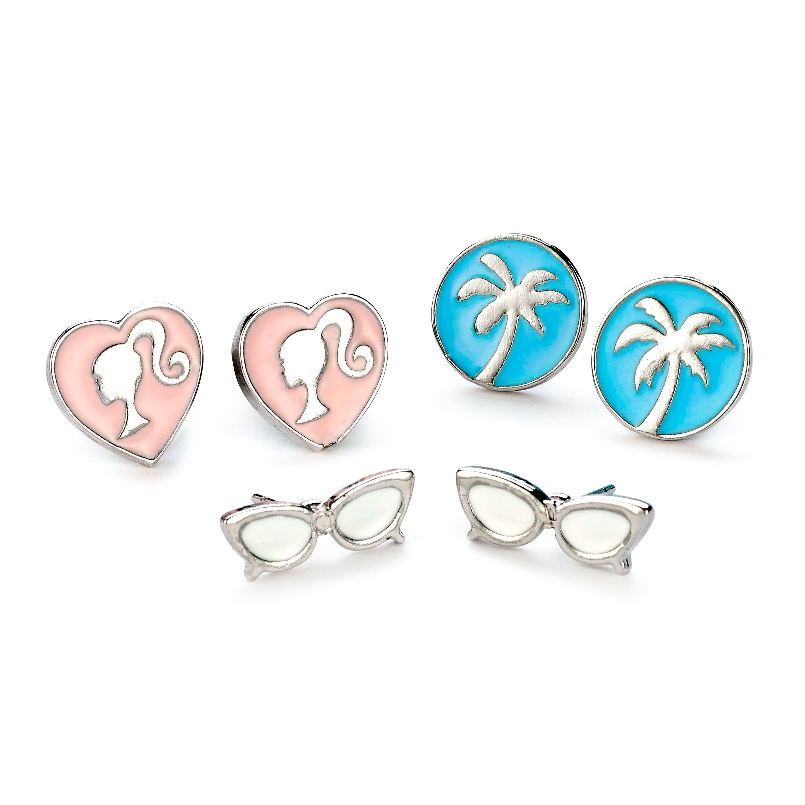 Imagen del producto Barbie - Conjunto de 3 pendientes de símbolos
