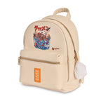 Imagen del producto Ilustrata - Mochila Dark Ramen con colgante Pom Pom beige