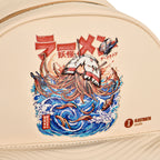 Imagen del producto Ilustrata - Mochila Dark Ramen con colgante Pom Pom beige
