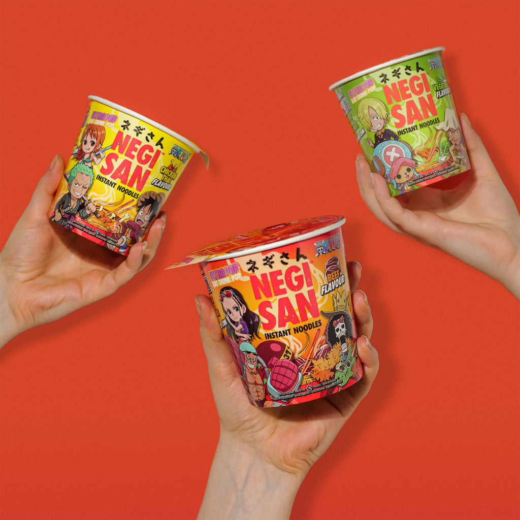 Imagen del producto One Piece Ramen - Robin, Franky y Brook Beef Instant-Noodles