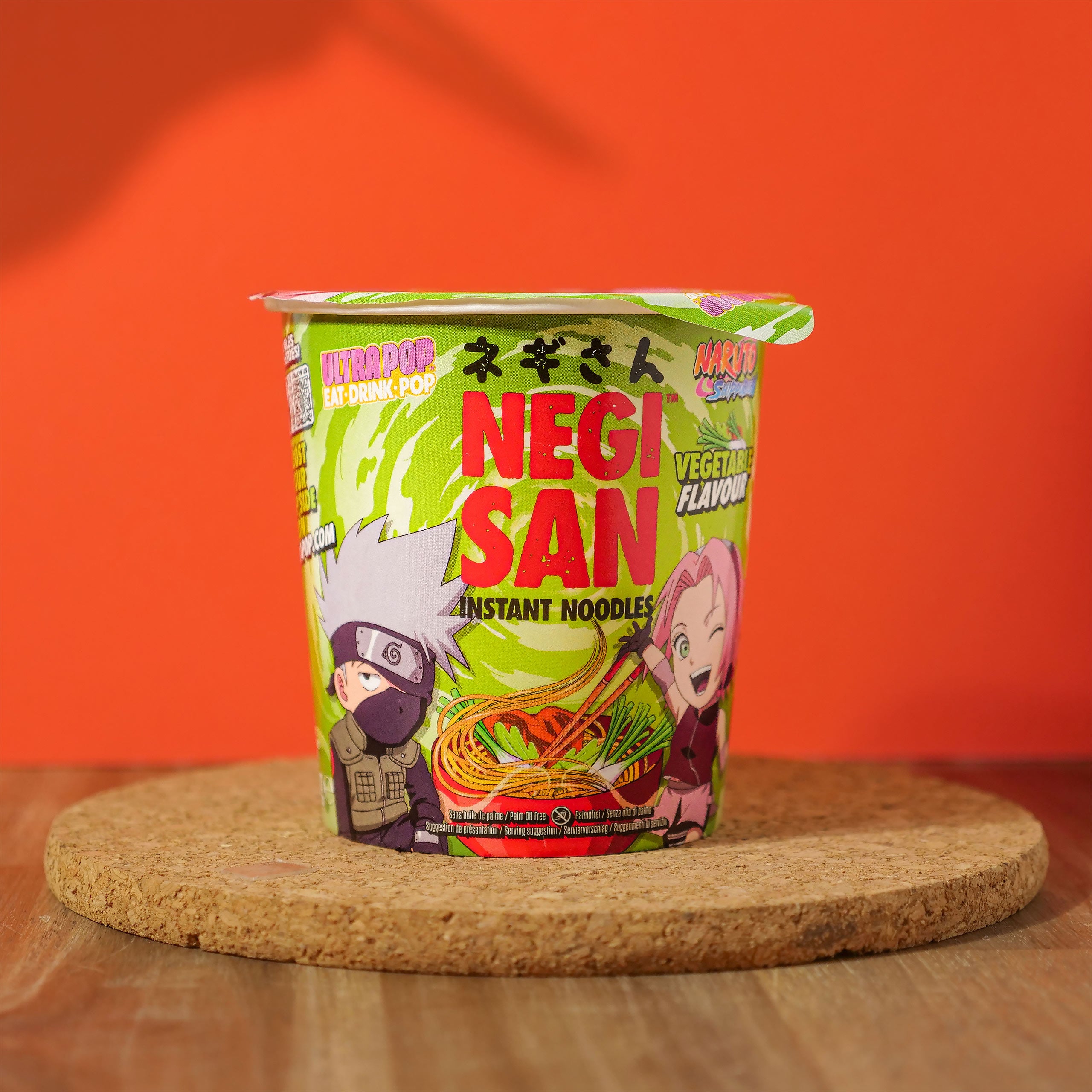 Product image Naruto Shippuden Ramen - Sakura and Kakashi Vegetable Instant Noodles