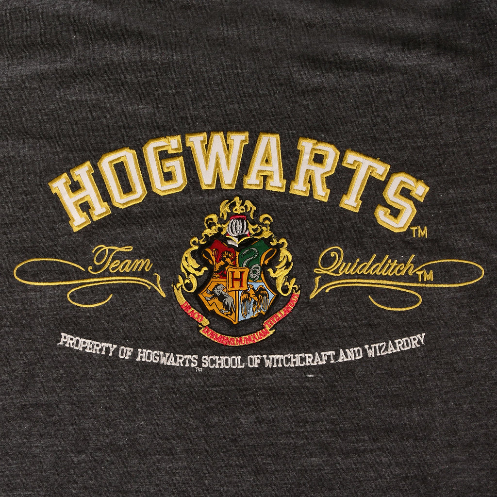 Imagen del producto Harry Potter - Camiseta Premium Gris con el Escudo de Hogwarts