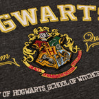 Imagen del producto Harry Potter - Camiseta Premium Gris con el Escudo de Hogwarts