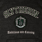 Imagen del producto Harry Potter - Sudadera con capucha premium gris con escudo de Slytherin