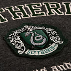 Imagen del producto Harry Potter - Sudadera con capucha premium gris con escudo de Slytherin