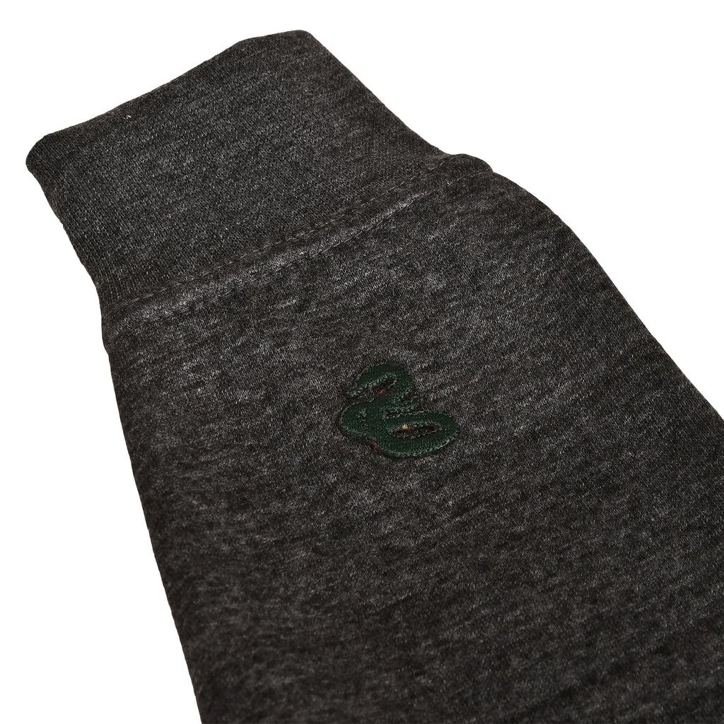 Imagen del producto Harry Potter - Sudadera con capucha premium gris con escudo de Slytherin