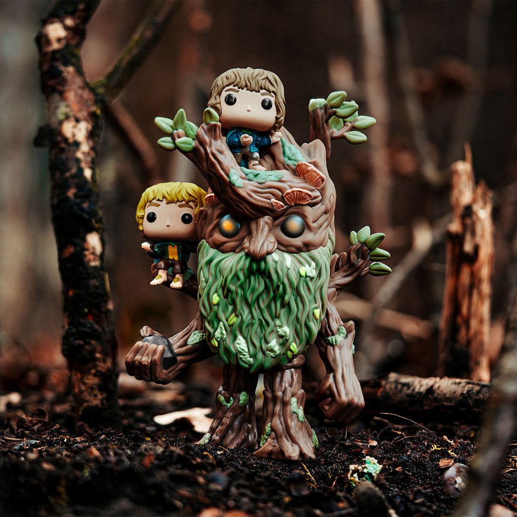 Imagen del producto El Señor de los Anillos - Figura Funko Pop de Barbárbol con Merry & Pippin