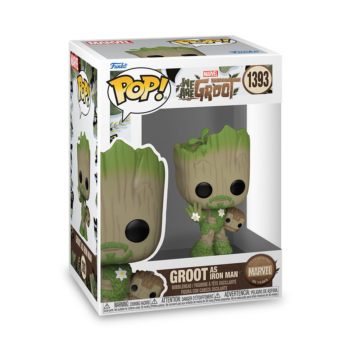 Imagen del producto Marvel - Somos Groot Iron Man Funko Pop Figura de Cabeza Oscilante