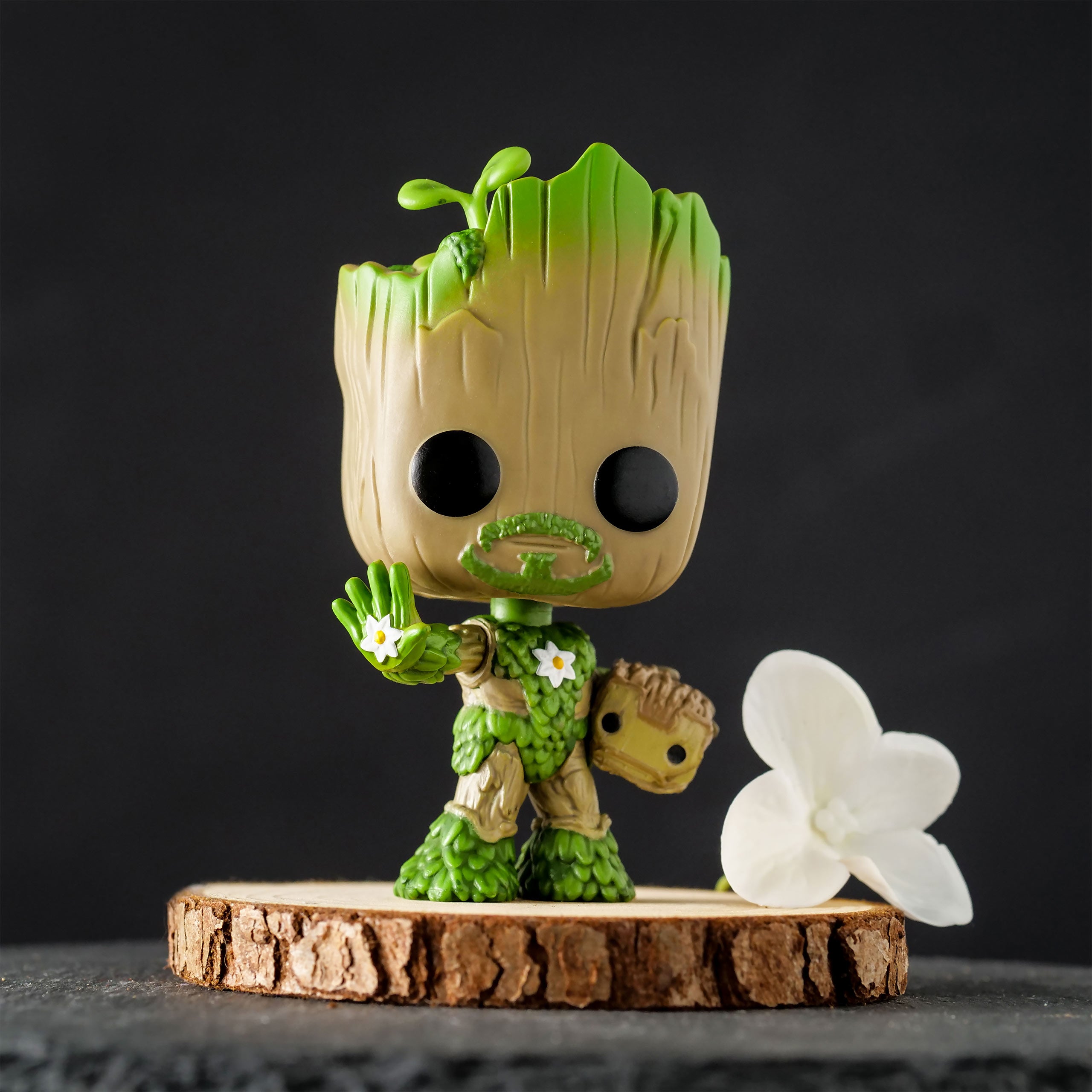 Imagen del producto Marvel - Somos Groot Iron Man Funko Pop Figura de Cabeza Oscilante